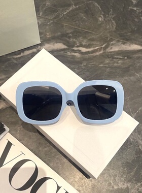 2024夏新款法式白色凯旋门墨镜女