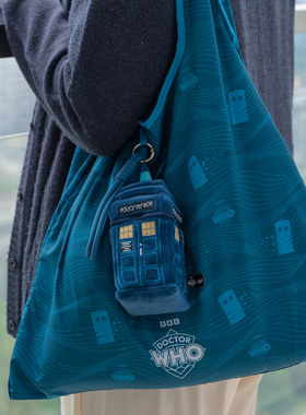 Doctor Who神秘博士赛凡正版周边Tardis塔迪斯收纳袋挂件