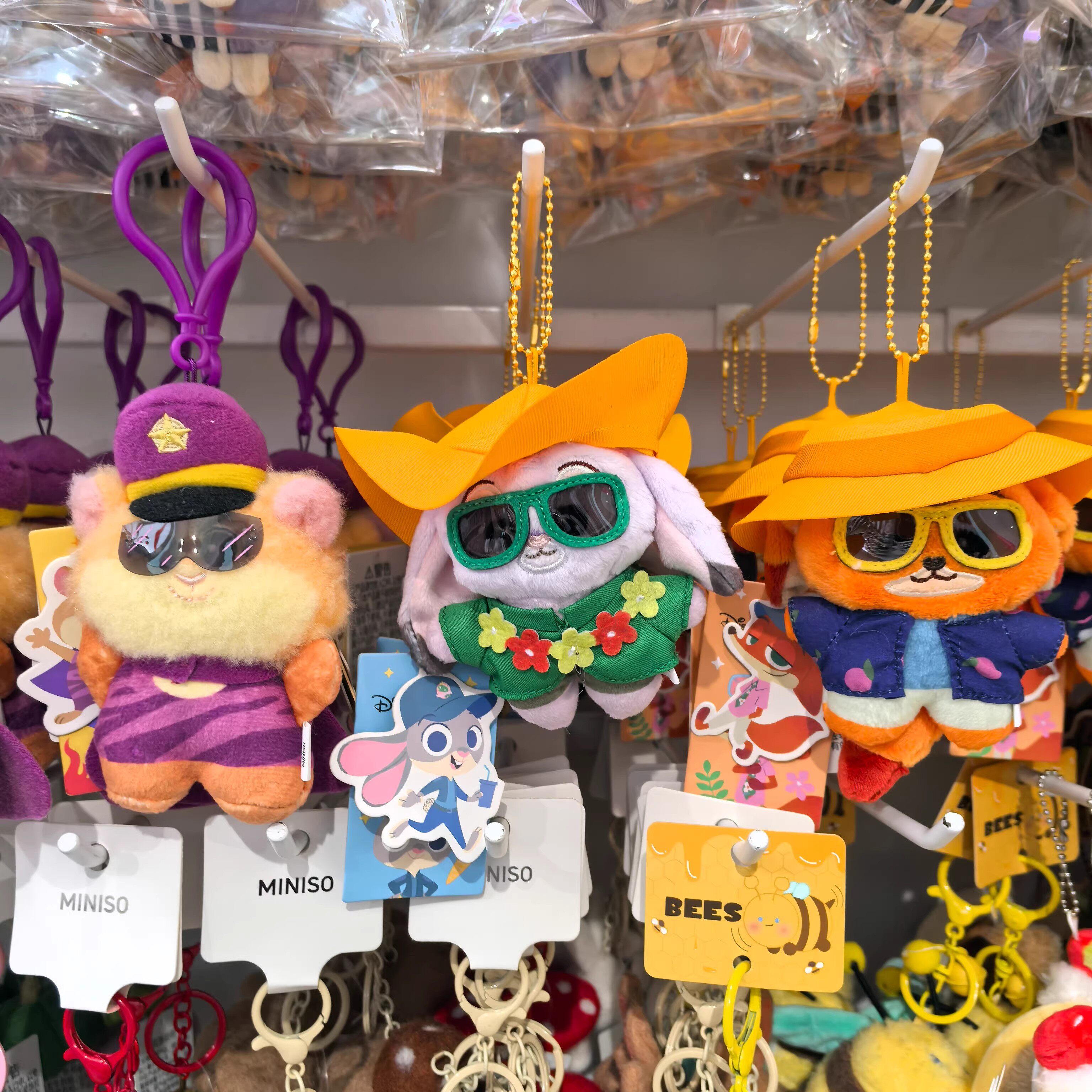 名创优品疯狂动物城系列人物挂饰