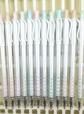 Miniso名创优品磨点君系列学生考试办公黑色0.5mm猫爪按动中性笔