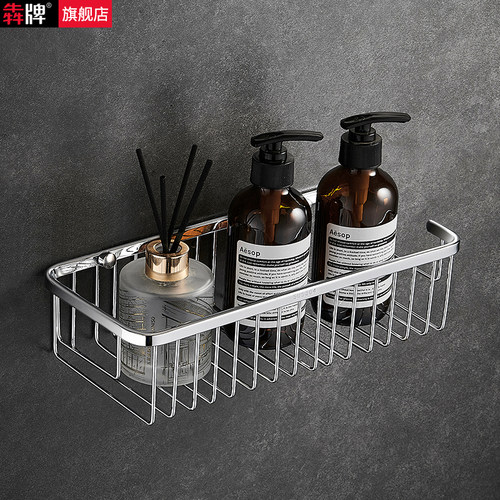 浴室置物架304不锈钢实心