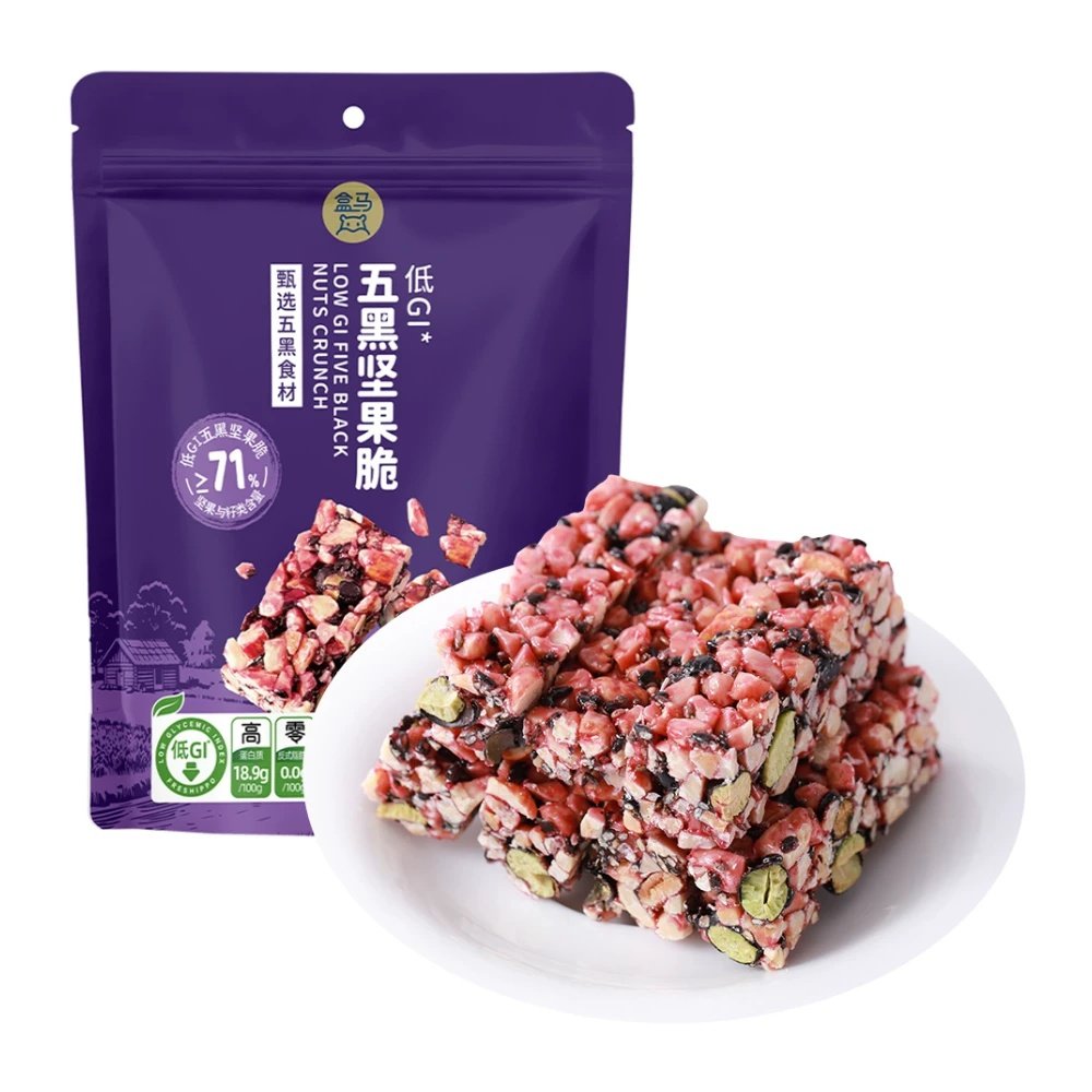 盒马代购  低GI五黑坚果脆370g,零食/坚果/特产,坚果制品,淘宝优惠券,粉丝福利购,淘宝优惠卷