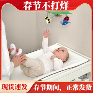 宜家儿童转转乐新款桑德比新生玩具床铃挂件毛绒布艺叶子造型床挂