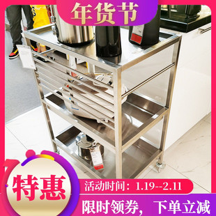 宜家康福斯厨房推车置物架收纳架不锈钢储物架餐具收纳架国内代购
