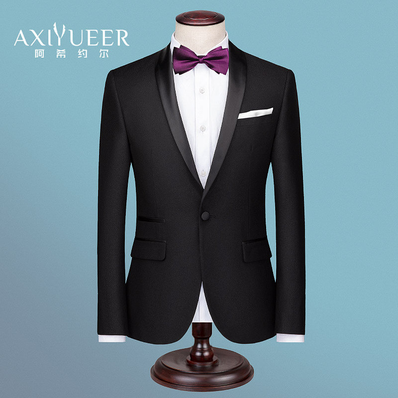 man Evening dress suit coat banquet Host jacket Then west Self cultivation Groom marry Suitin the Men's clothing, Suits  category - from Buy2taobao.com to provide professional Taobao agent buy service