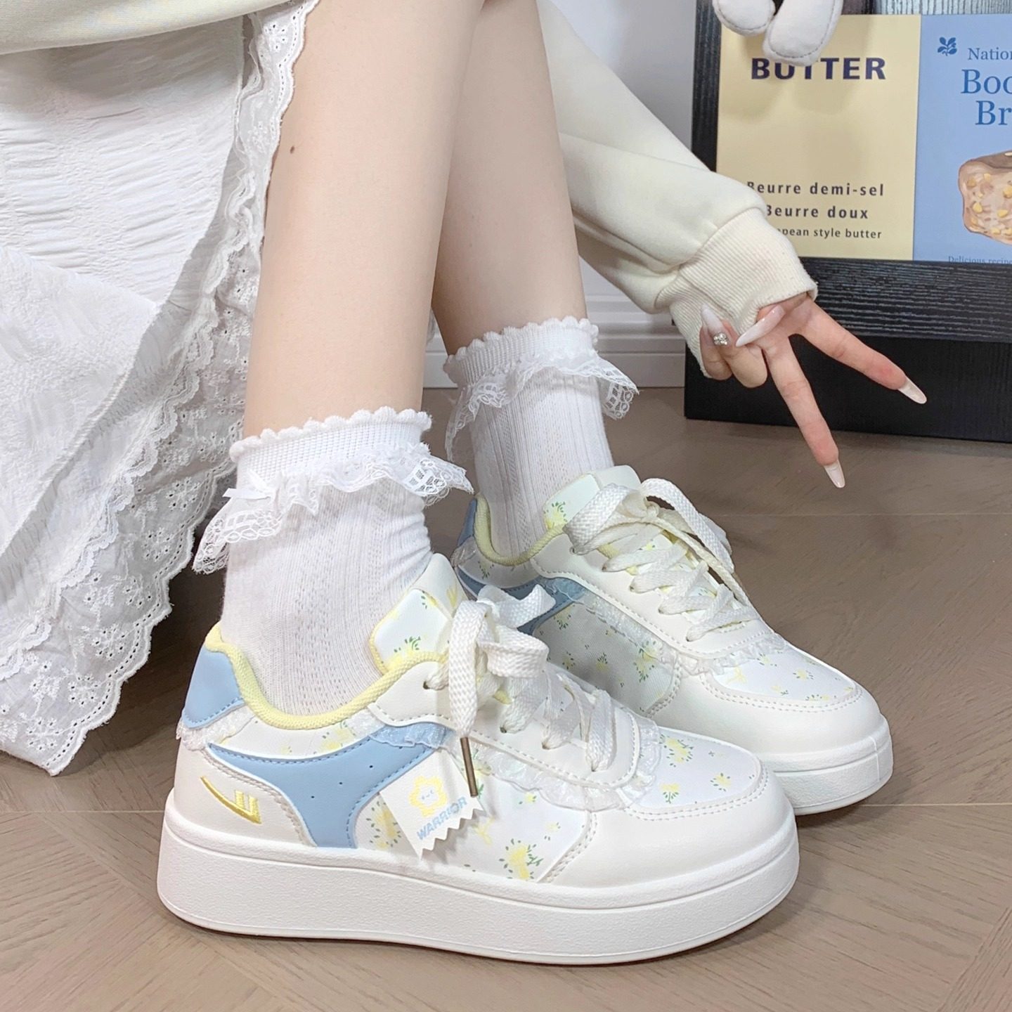 回力女鞋时尚百搭小白鞋女2025秋季新款学生厚底显高休闲鞋板鞋潮,女鞋,休闲板鞋,淘宝优惠券,粉丝福利购,淘宝优惠卷