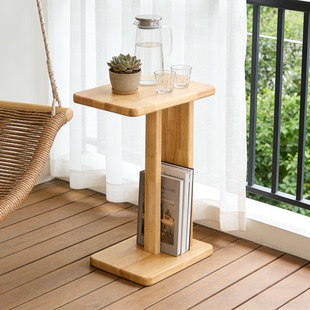 极窄C型边几沙发实木角几茶几小桌子边桌迷你床头小茶几窄床边