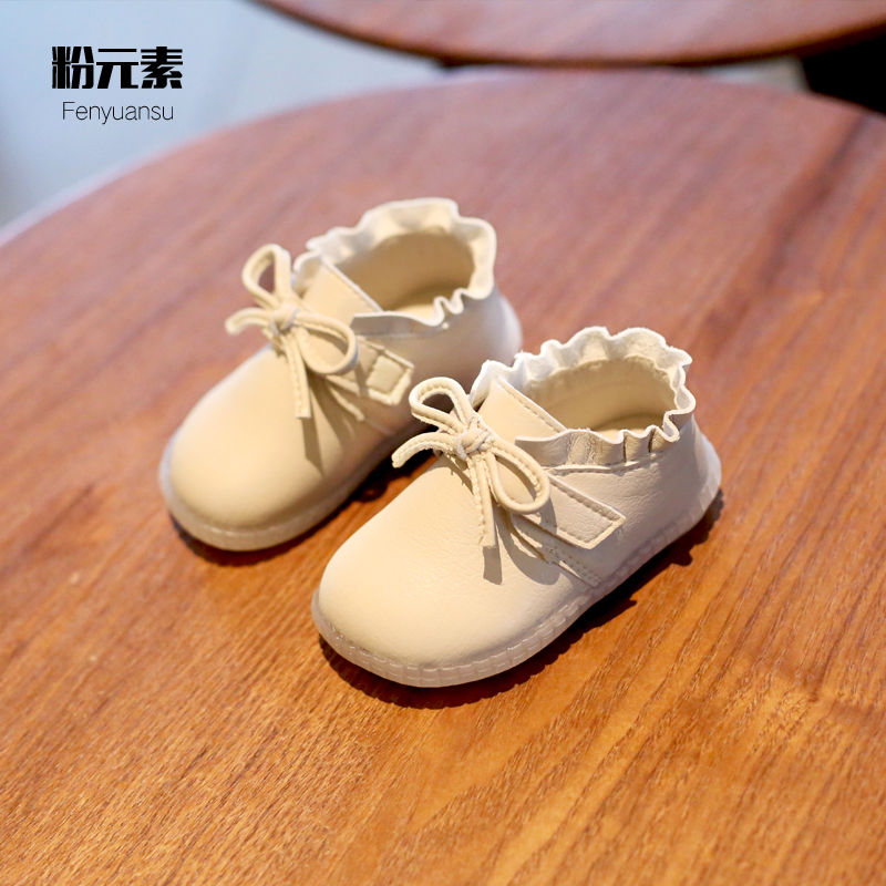 公主婴儿鞋女宝宝小童春秋软底