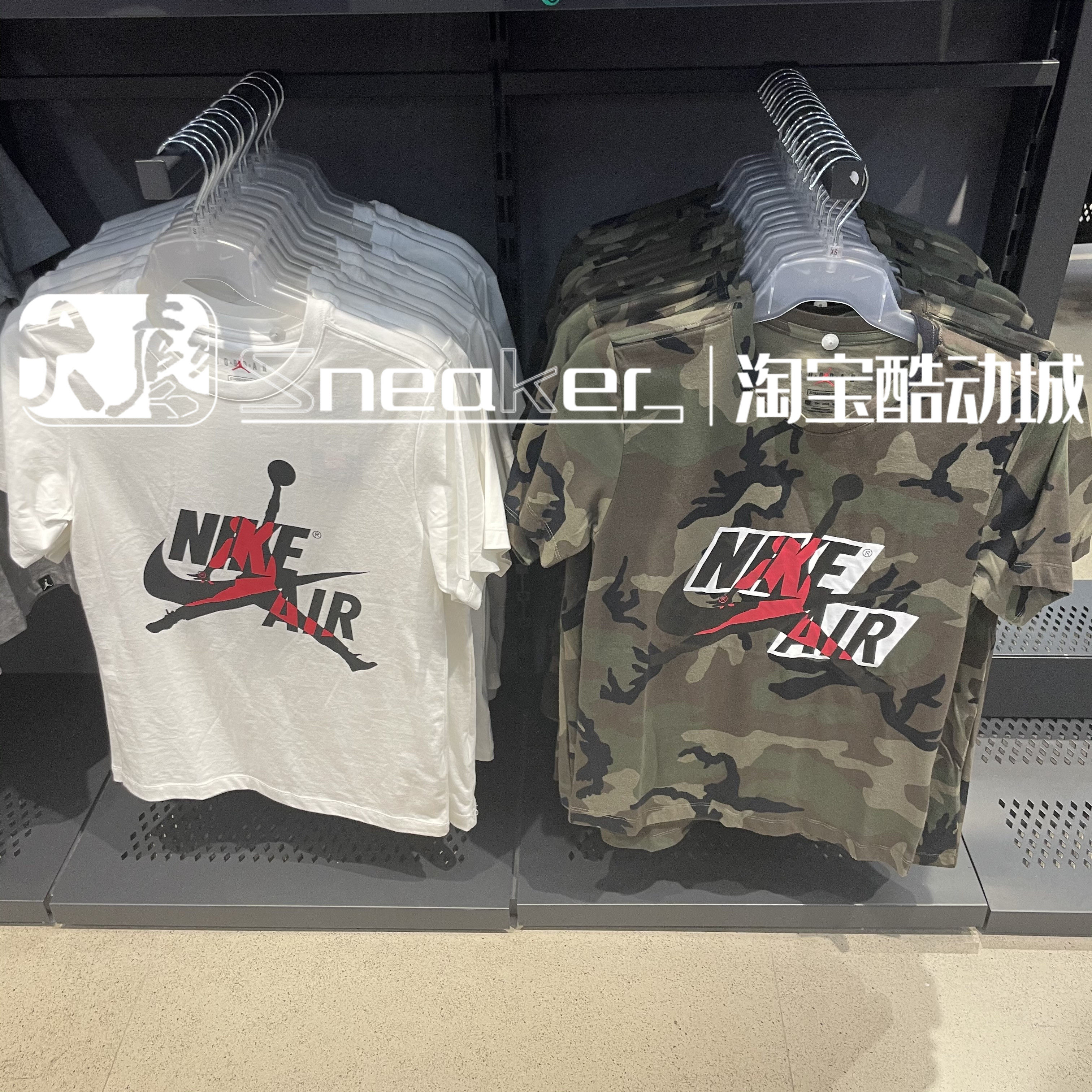 耐克短袖男AIR JORDAN飞人Logo运动休闲圆领T恤潮 DH9519-010-100