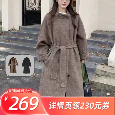 【所有姐姐的衣橱直播间】航邦祺 咖调入秋极简风长款大衣