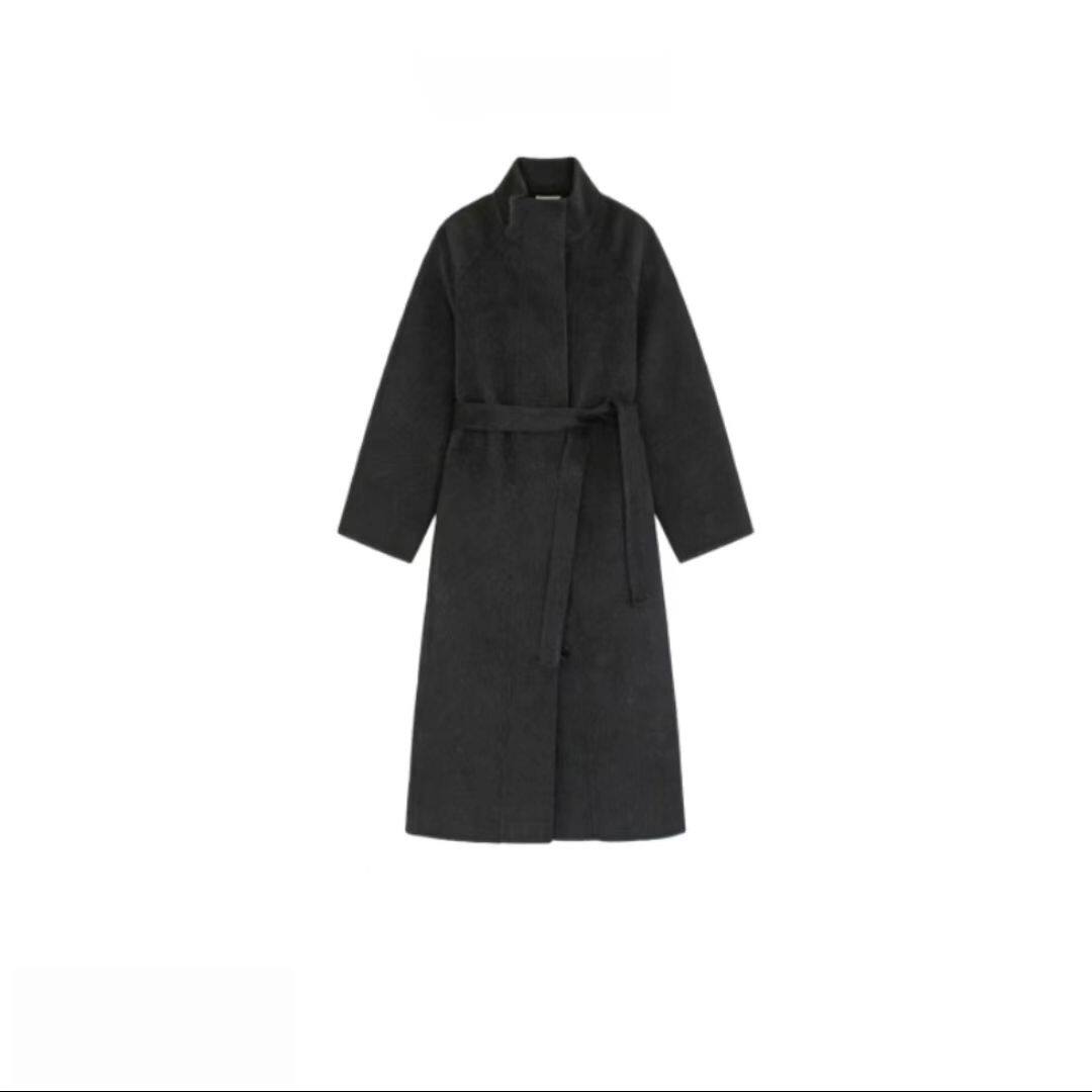 航邦祺 咖调入秋极简风长款大衣