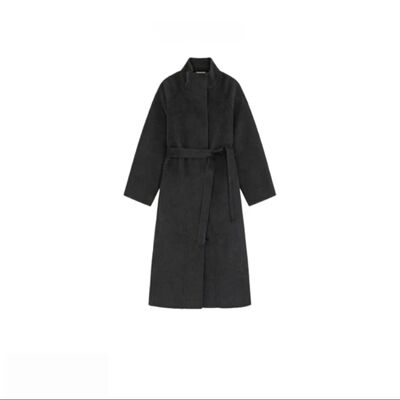 航邦祺 咖调入秋极简风长款大衣