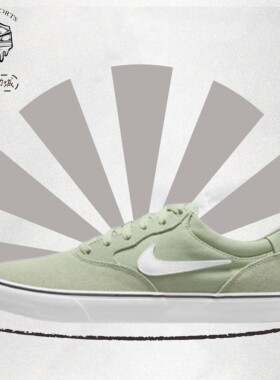Nike耐克 SB Chron 2 防滑轻便 低帮运动休闲板鞋 绿色DM3493-301
