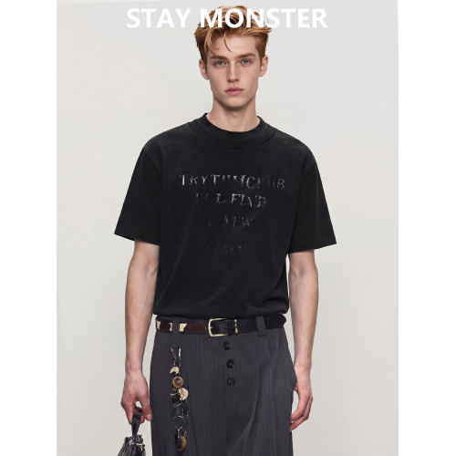 STAYMONSTER“磨破”短袖
