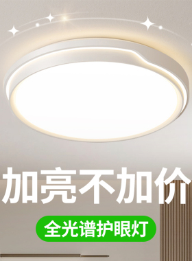卧室灯2026年新款主卧超亮房间灯简约现代灯具网红爆款led吸顶灯