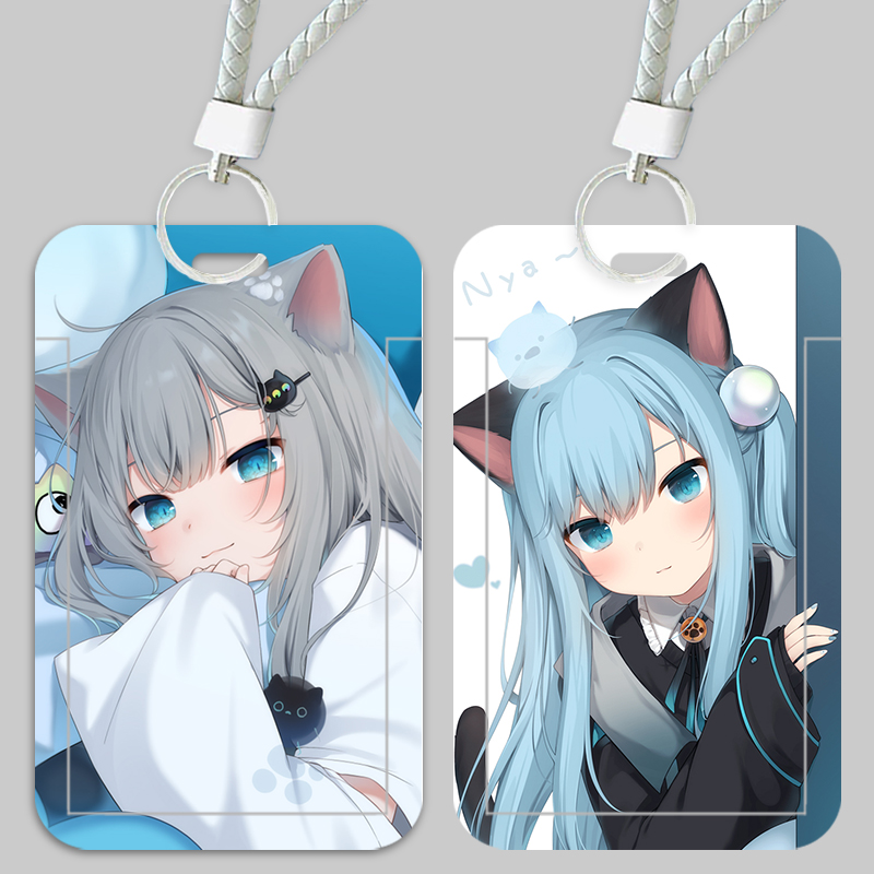 猫羽雫二次元卡套学生校园饭卡