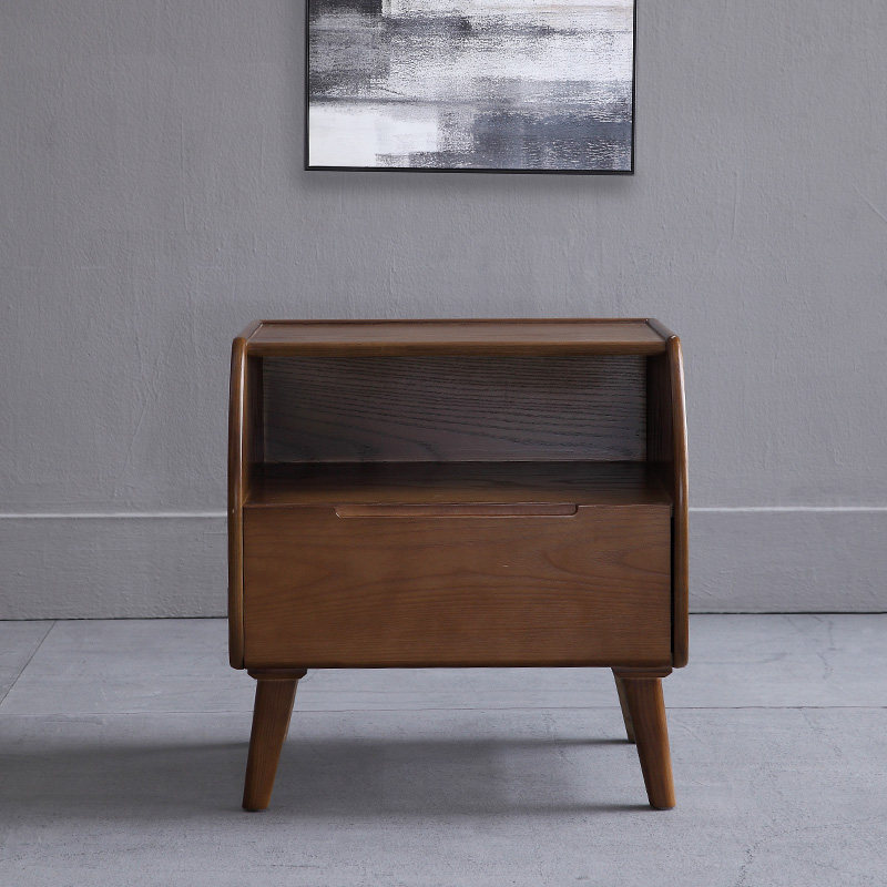 北欧现代简约全实木床头柜白蜡木小斗橱环保储物柜卧室抽屉二斗柜在类目 住宅家具, 柜类, 床头柜中 - 来自Buy2taobao.com提供专业的淘宝代购服务