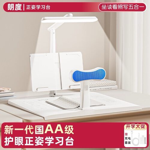 护眼台灯款坐姿矫正器儿童写字姿势防驼背小学生视力保护器桌面款