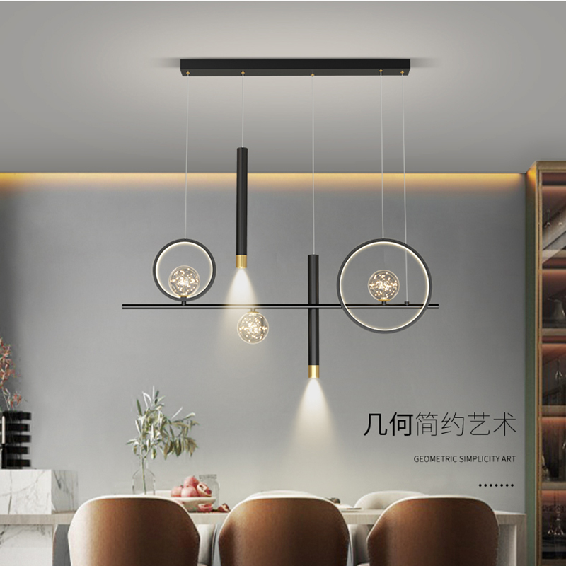 簡約；餐廳燈現代創意