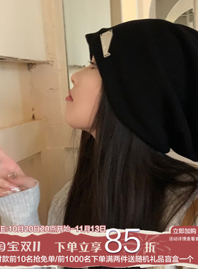 堆堆帽逛街休闲男女秋冬慵懒冷帽