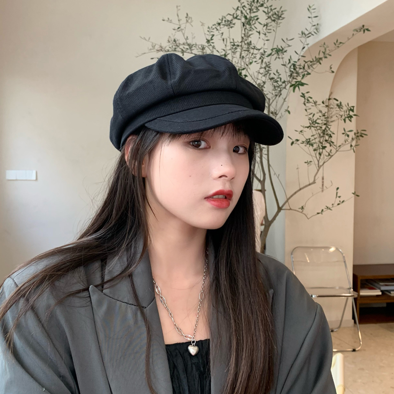 陈奶奶少女基础版时尚八角画家帽