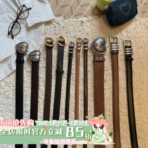 韩系女士通勤百搭显高显瘦皮带
