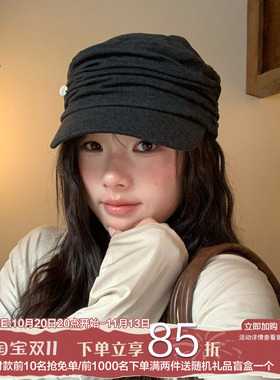 陈奶奶简约耐看报童帽子女