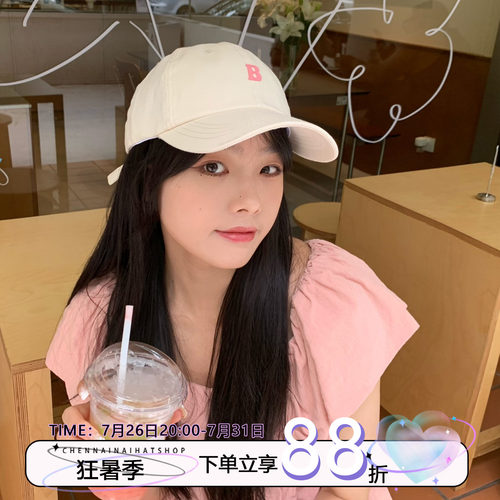 老陈自留/陈奶奶高品质鸭舌帽子女韩版百搭好版型字母棒球帽遮阳 - 封面