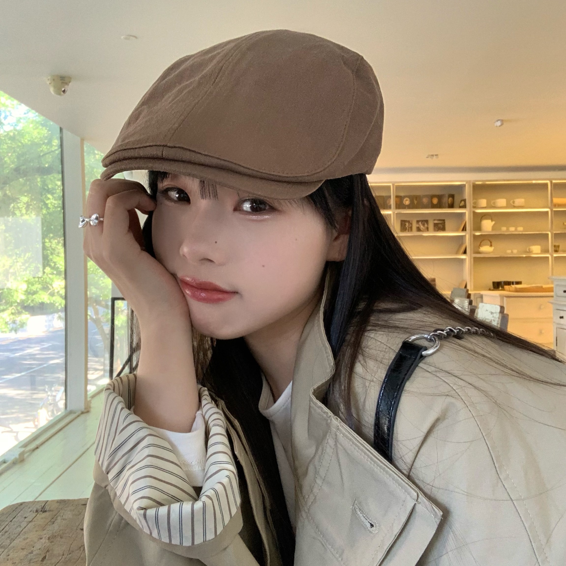 日系复古~陈奶奶美拉德风前进帽