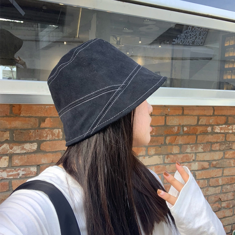 陈奶奶简单的搭配百搭女渔夫帽子