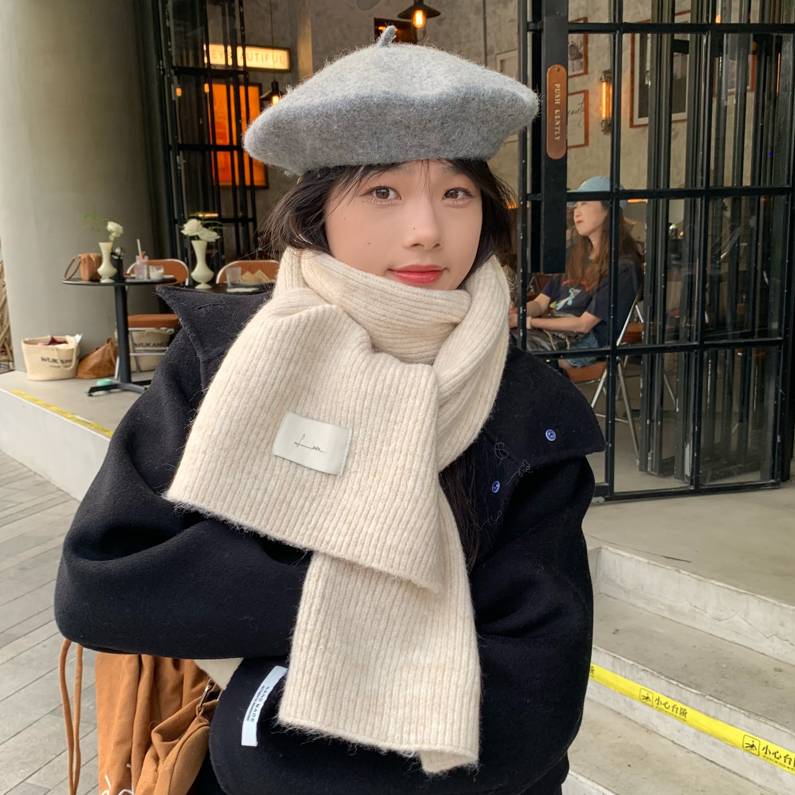 羊毛围巾秋冬韩系男女