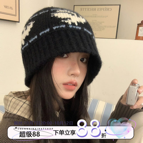 盆帽显脸小加厚防寒毛绒保暖秋冬