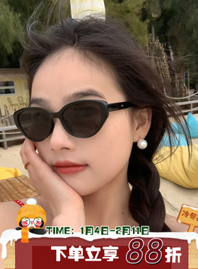 猫眼墨镜ins韩版女太阳眼镜