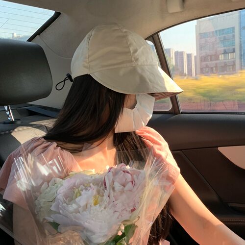 赵露思同款遮阳帽黑胶防晒帽子女显脸小渔夫帽韩版百搭太阳帽