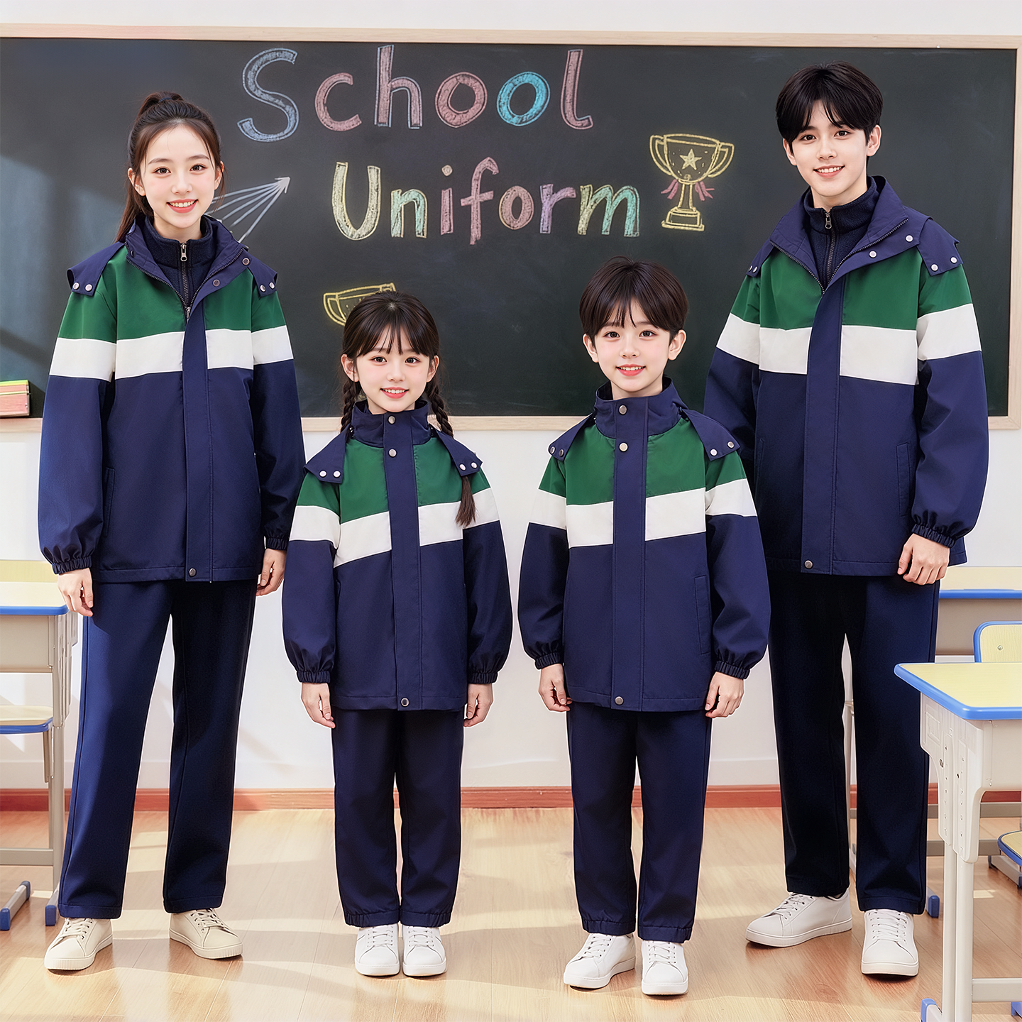 九江市统一冬季冲锋衣校服