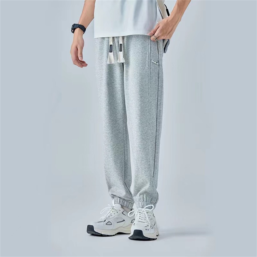 HX狐轩男装秋季新品时尚休闲九分裤修身小脚裤韩版薄款运动长裤潮