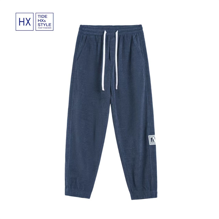 HX狐轩男装夏季新品直筒休闲裤修身小脚裤韩版薄款时尚运动长裤潮