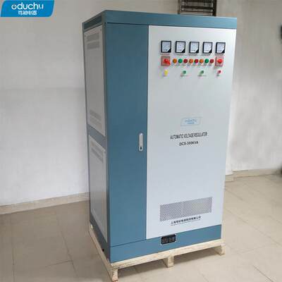 全自动补偿式三相稳压器SBW-300KVA电机机械设备380V低电压稳压器