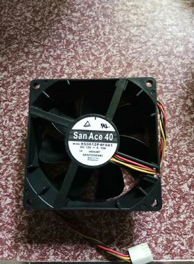 三洋8025 8CM 9S0812P4F041 12V0.13A4线PWM静音机箱电源散热风扇