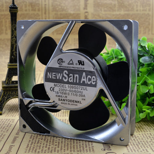 109S072UL 原装日本山洋 12CM 220V 18/16W 120*38MM铝框交流风扇