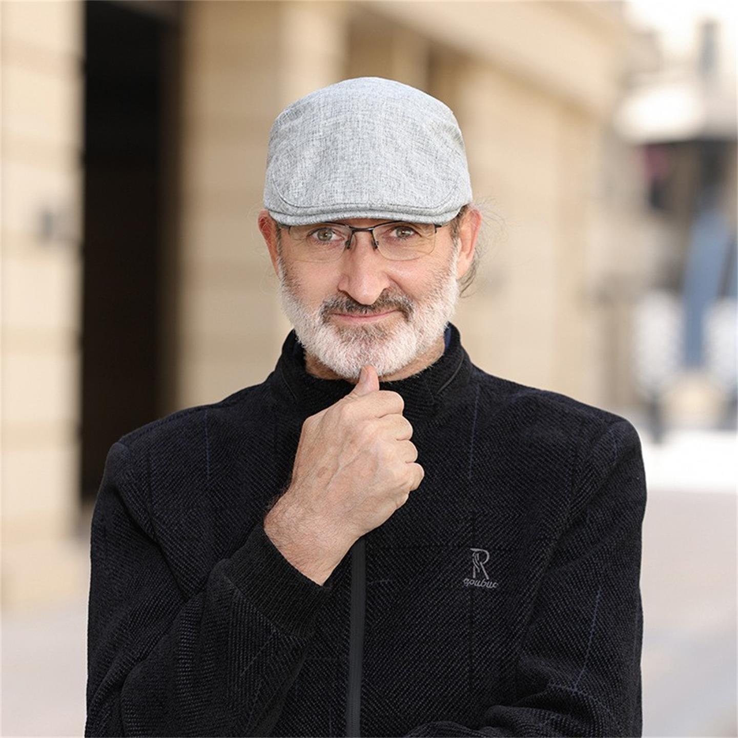 鸭舌帽休闲英伦风男女通用四季款