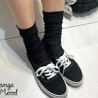 东大门网眼镂空堆堆袜