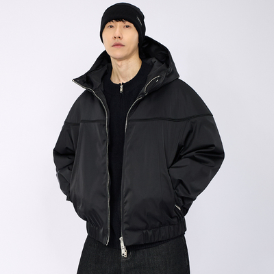 HAMB原创90白鸭绒连帽羽绒服男