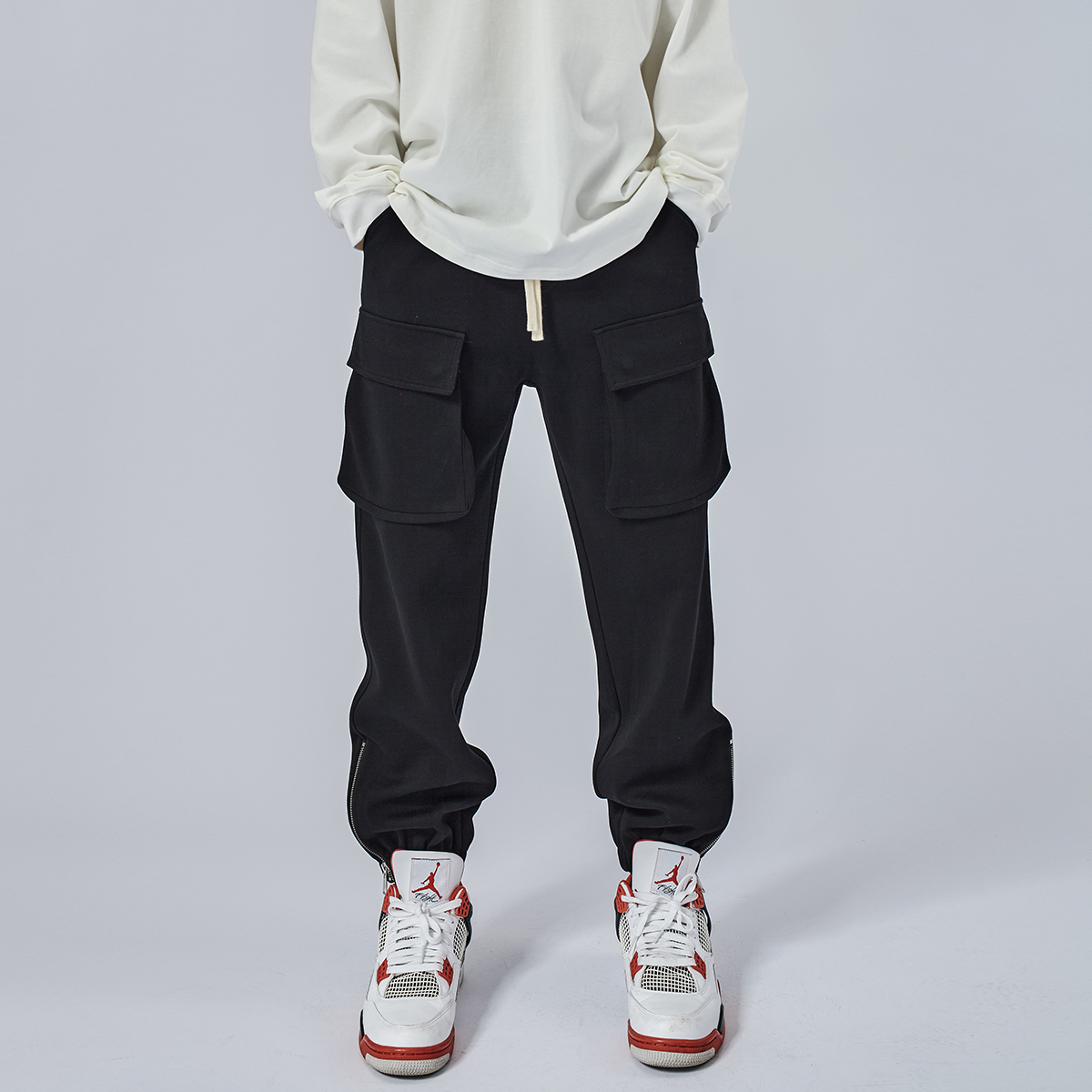 HAMB原创美式复古卫裤休闲长裤