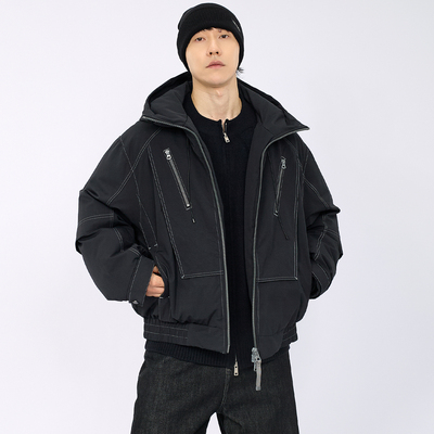 HAMB原创机能连帽羽绒服男外套