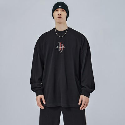 HAMB原创长袖T恤美式印花