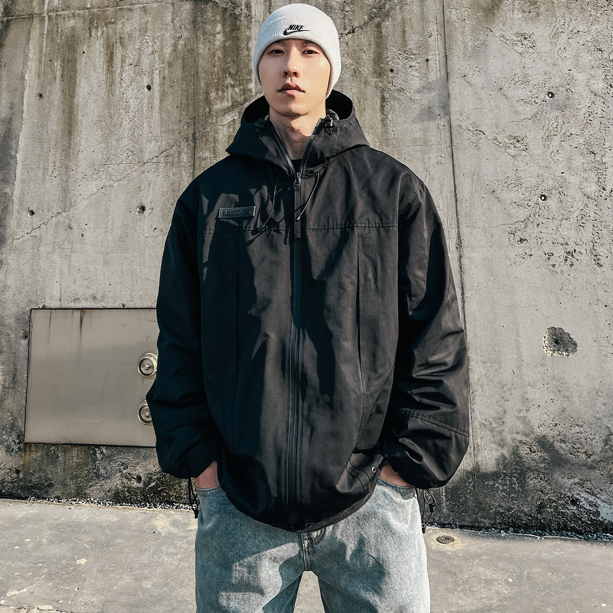 HAMB原创户外防水冲锋衣宽松秋冬