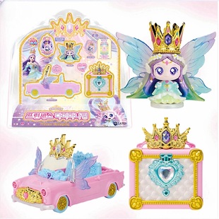 韩国萌可第七季月食月神玩具儿童过家家敞篷汽车奇妙女孩新年礼物