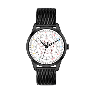 24小时制十二时辰子午流注五行黄帝内经十二经络中医养生石英手表