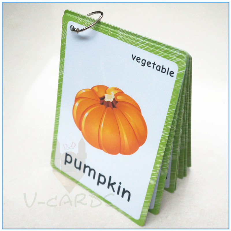 英文卡片启蒙小学幼儿园教具拼读